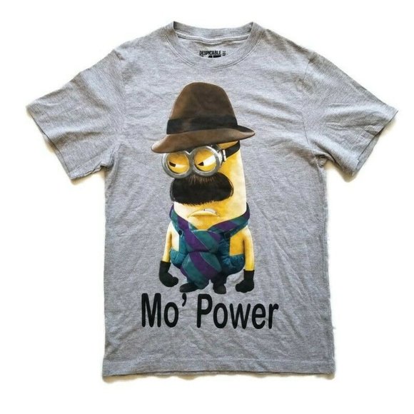 Despicable me Minion Gray T Shirt Men Size S - Picture 1 of 7
